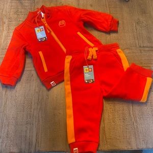 ❤️Baby Lego track suit sweat pants joggers set ❤️size 12 months